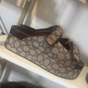 Coach Platform Sandals